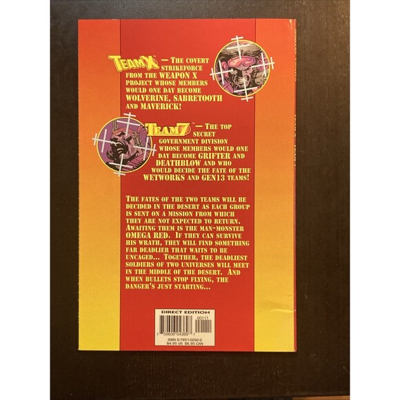 TEAM X & Team 7: Set of 3 Image/Marvel Comics (1995-96) Dead Reckoning 1st Print - Picture 15 of 15